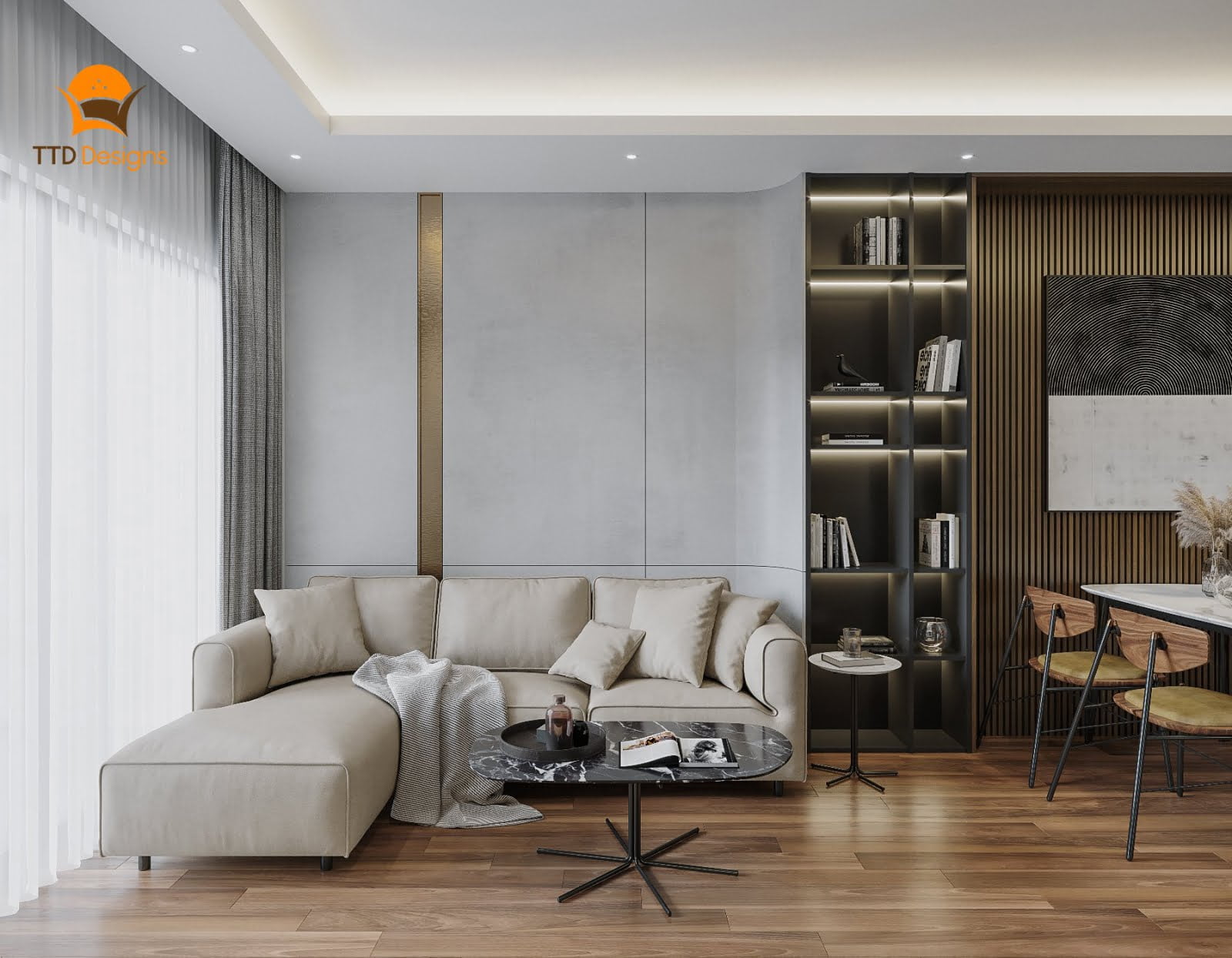 Một thiết kế nội thất căn hộ 66m2 đẹp thừa hưởng những ưu điểm vượt trội như không gian sống an lành, đảm bảo an ninh, tích hợp tiện ích khép kín cũng như tiết kiệm tài chính.