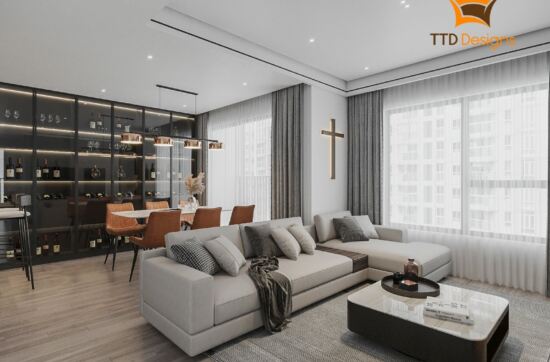 Thiết kế thi công nội thất chung cư Vinhomes Origami Quận 9