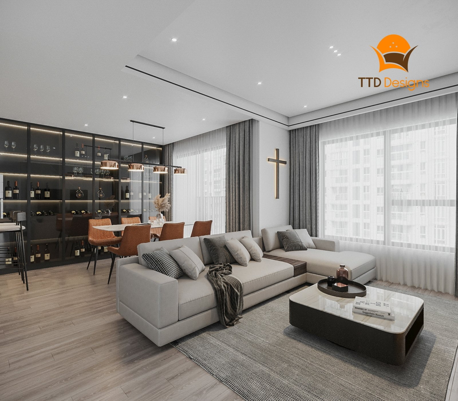 Thiết kế thi công nội thất chung cư Vinhomes Origami Quận 9