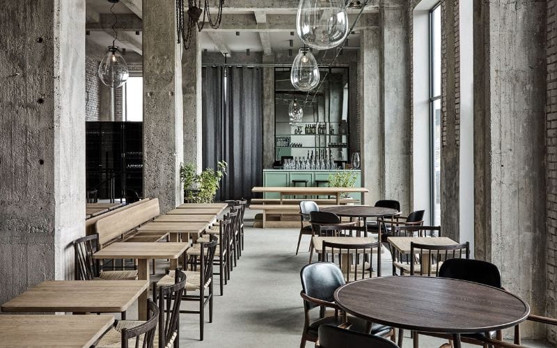 Thiết kế nội thất quán cafe phong cách Industrial