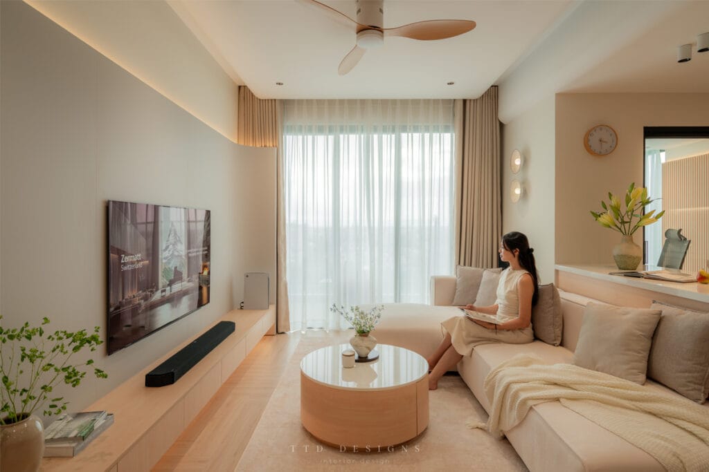 Căn hộ Diamond Centery 121m2 – Khi tinh thần Japandi thổi hồn vào không gian sống. 2 Du an can ho 121m2 tai diamond centery celadon city