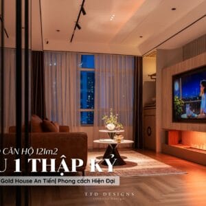 Thiết kế nội thất hiện đại cho căn hộ cải tạo sau 12 năm sử dụng