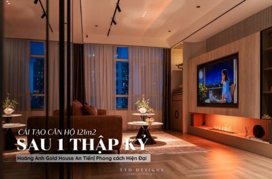 Thiết kế nội thất hiện đại cho căn hộ cải tạo sau 12 năm sử dụng