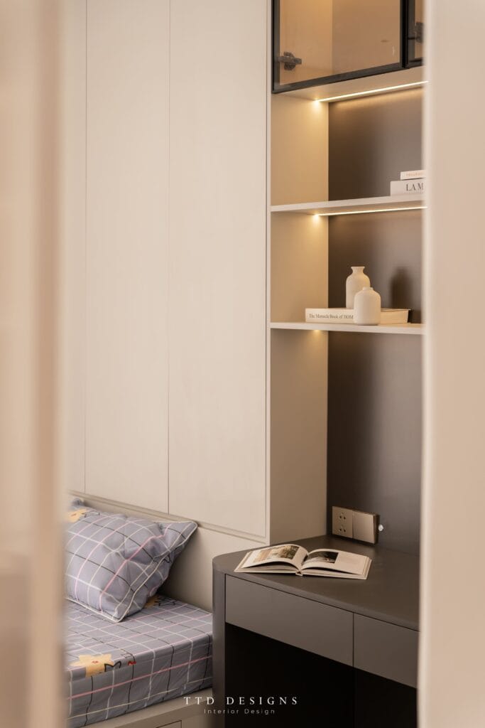 Cải tạo căn hộ 121m² sau hơn một thập kỷ thành không gian hiện đại. 18 thiet ke phong ngu cho be hien dai