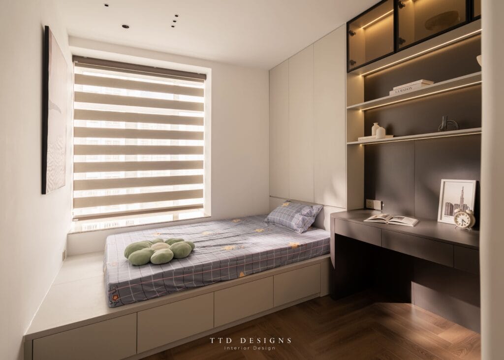 Cải tạo căn hộ 121m² sau hơn một thập kỷ thành không gian hiện đại. 20 Thiết kế phòng ngủ nhỏ cho bé