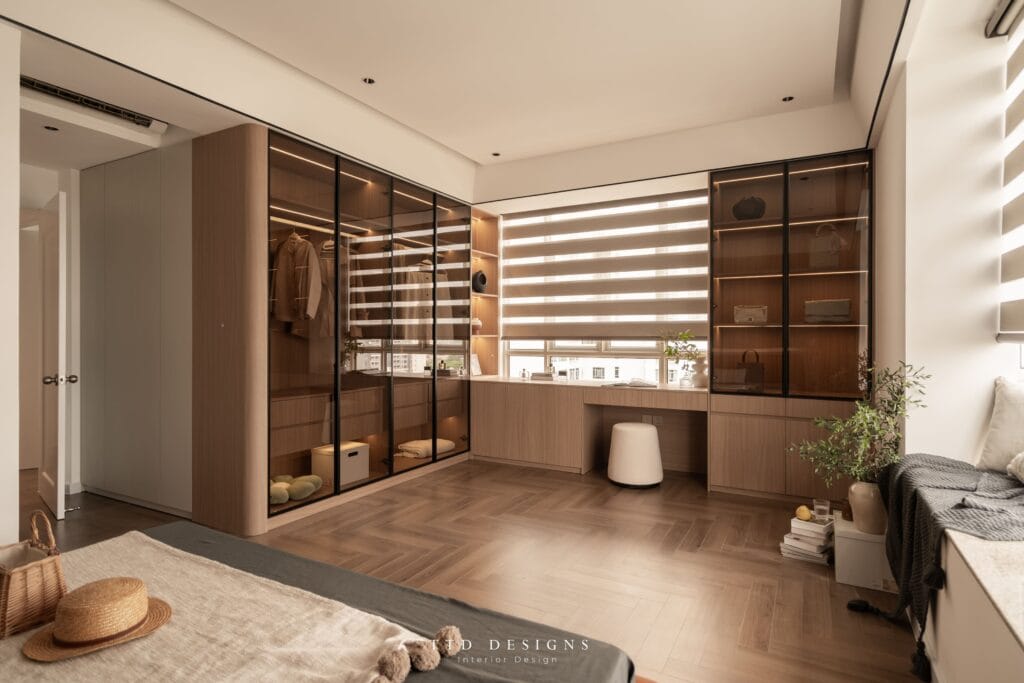 Cải tạo căn hộ 121m² sau hơn một thập kỷ thành không gian hiện đại. 14 Thiết kế nội thất phòng ngủ Master hiện đại
